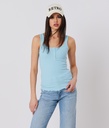 Alice Tank Top, Neon Blue