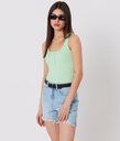 Alice Tank Top, Neon Mint