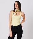 Alice Tank Top, Neon Yellow
