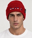 Anniversary M Knitted Hat, Red