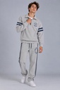 Tiger Jogging Pants, Grey Melange