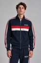 Astor Zip Jogging Top, Dark Blue