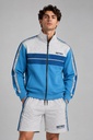 Astor Zip Jogging Top, Light Grey Melange