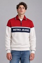 Astor Half Zip Jogging Top, Light Grey Melange
