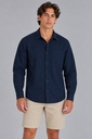 Alba Shirt, Navy Blue
