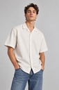 Alba Short Sleeves Shirt, Ecru
