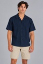 Toscana Short Sleeves Shirt, Dark Blue