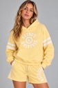 Noelle Hoodie Jogging Top, Yellow