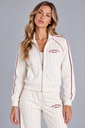 Celine Zip Up Jogging Top, Off White