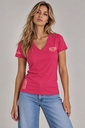 Kendall V T-Shirt, Raspberry