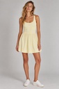 Harlow Mini Woven Dress, Yellow