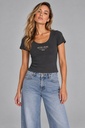 Freya Knitted T-Shirt, Phantom