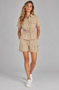 Freya Woven Shorts, Beige
