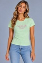 Sloane T-Shirt, Neon Mint