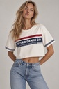 Whitney Crop T-Shirt, Off White
