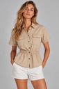 Sofia Shirt, Beige